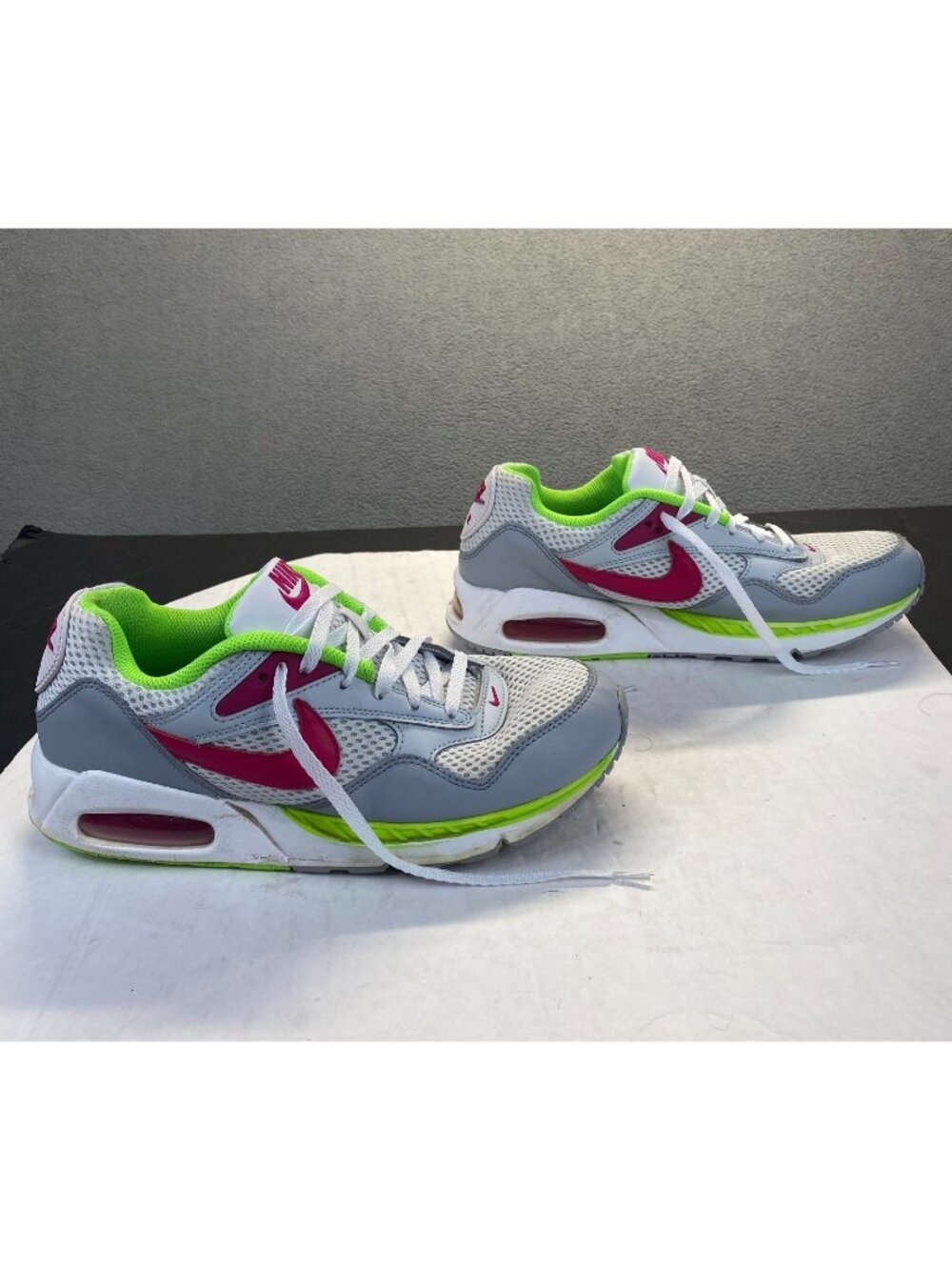 Nike Air Max Correlate 'White/Green Women's Athletic Shoes 511417-163 Size 9